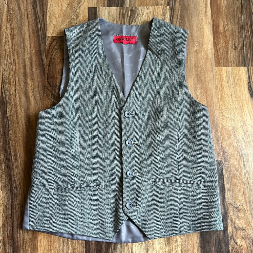 Gray Kids Vest Boys